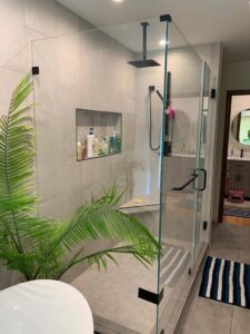 Image of countertop in bathroom