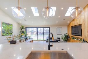 Image of a kitchen remodeling