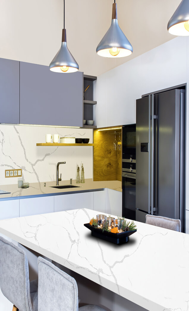 Image of a kitchen with countertop